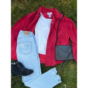 Pendleton 100% Suede Leather Shirt Jacket‎ Large